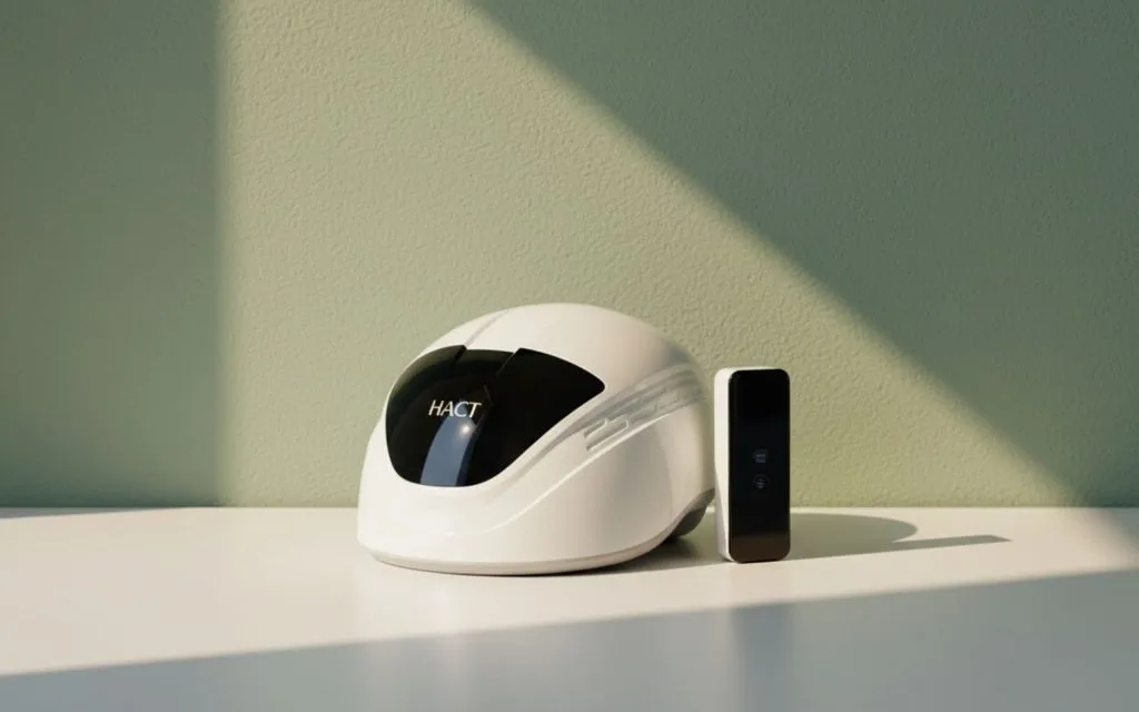 Casque luminothérapie cheveux : repousse et anti-chute LED