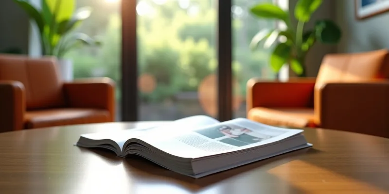Magazines en salle d'attente : une pause douce pour calmer l'anxiété médicale